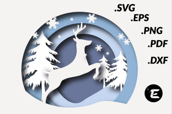 3D SVG Christmas Deer Adds Festive Charm to Brand Campaigns