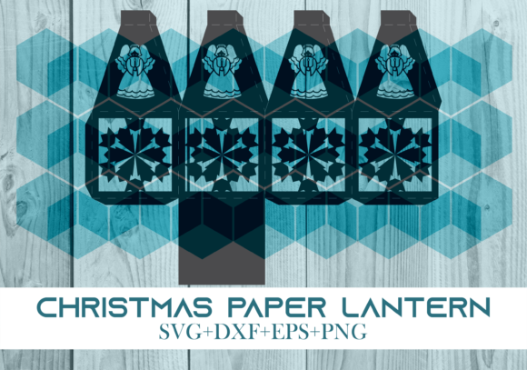 3D SVG Christmas Paper Lantern Series 0022: A Festive Design for Visual Branding