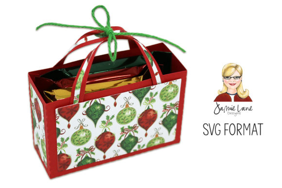 Chocolate Square Candy Bag 3D SVG: A Christmas Design Asset for Content Publishers