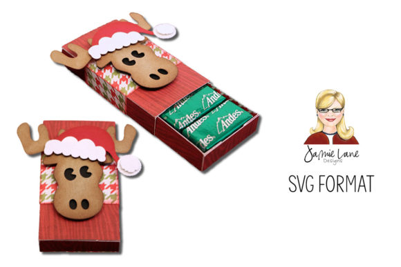 Christmas 3D SVG Candy Box Design for Seasonal Packaging