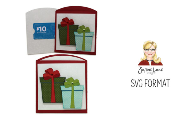 Christmas 3D SVG Envelope Design for Real Client Projects