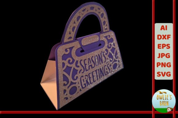 Christmas 3D SVG Handbag Box Design Review for Digital Sellers