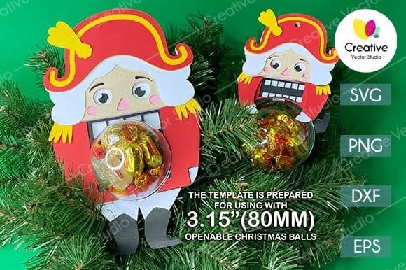 Christmas 3D SVG Ornament Adds Festive Flair to Client Designs