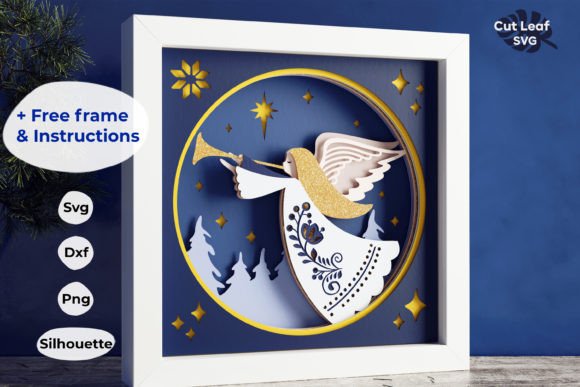 Christmas Angel 3D SVG Shadow Box: A Designer’s Review for Real Client Projects