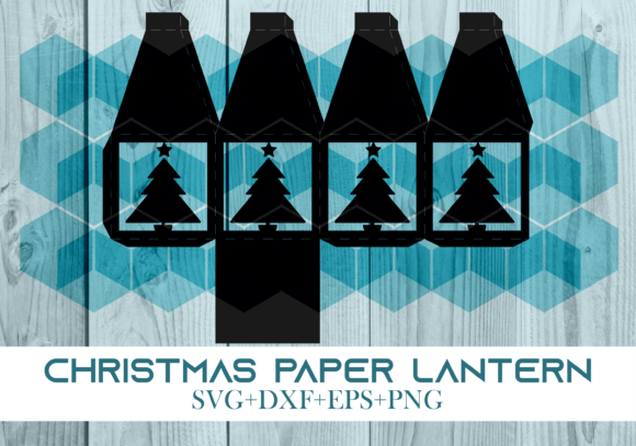 Christmas Paper Lantern Series 0003: A 3D SVG for Festive Branding and Holiday Visuals