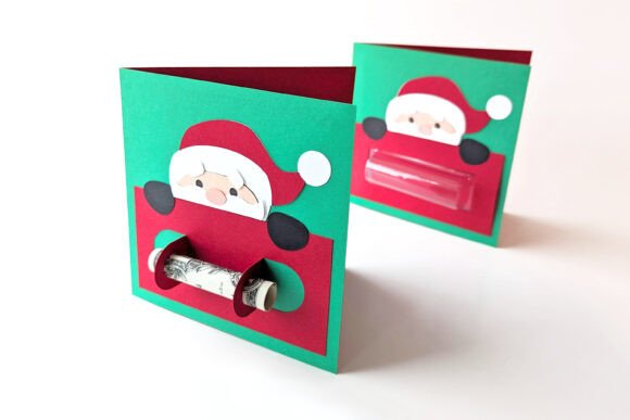 Christmas Santa Money Roll Holder 3D SVG Review for Crafters
