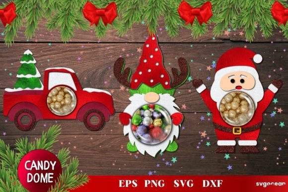 Paper Party Favor: Festive 3D SVG for Christmas Crafting
