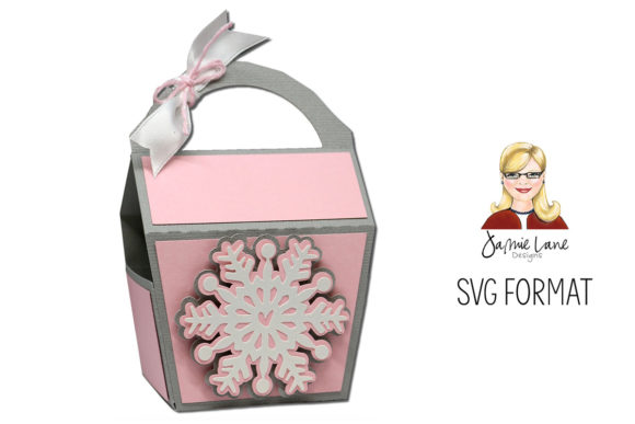 Snowflake Favor Box: A Festive 3D SVG for Christmas Crafting