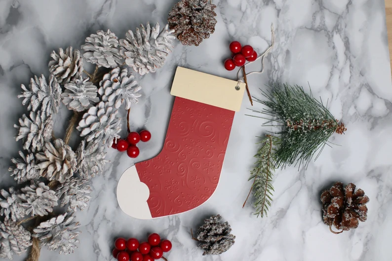 Stocking Gift Card Envelope – A 3D SVG Christmas Design That Elevates Brand Visuals