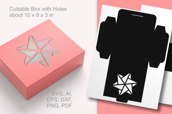 Winter Hex Star Window Rectangular Box: A 3D SVG Gift Box That Elevates Local Brand Packaging